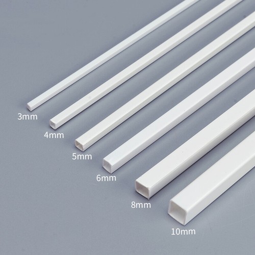 Tubo quadrato plastica abs - in,