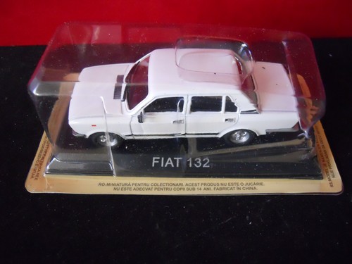 Fiat 132 white model - fiat,