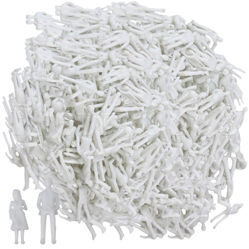 1000x modellino persone bianco - 1000x,