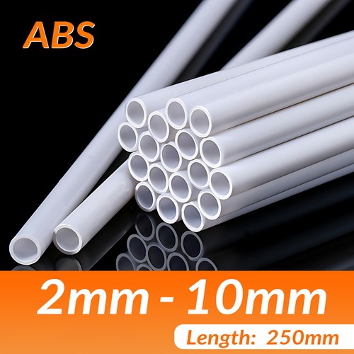 Tubo plastica abs bianco tondo - abs,